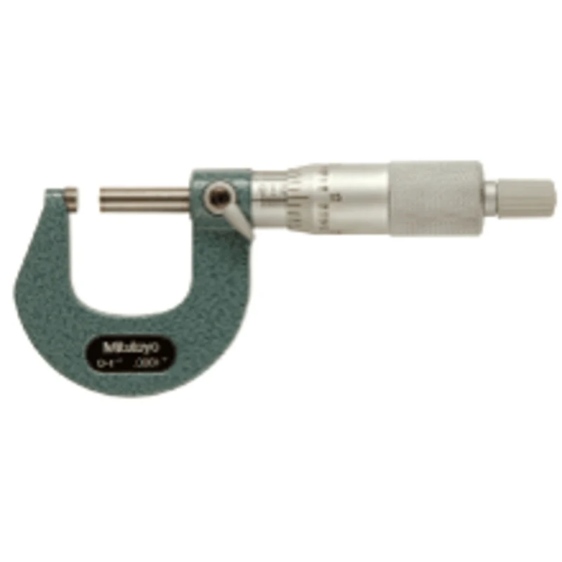 Mitutoyo 103-260 Outside Micrometer Range 0-1 Accuracy .0001 - 10-877-9